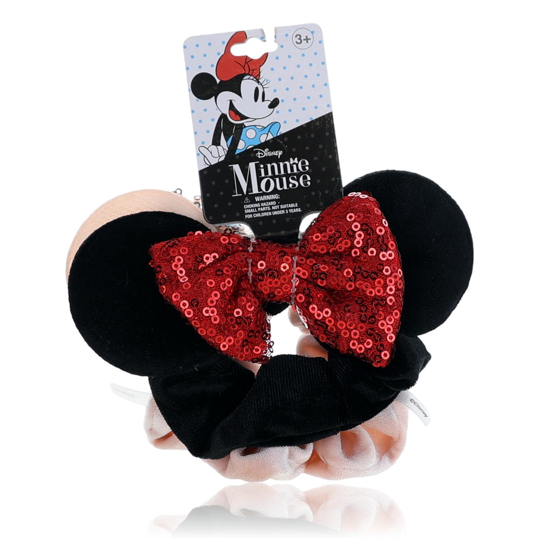 Minnie Mouse Hair Scrunchies By Disney, 2 Pack For Kids - Rochan Shop