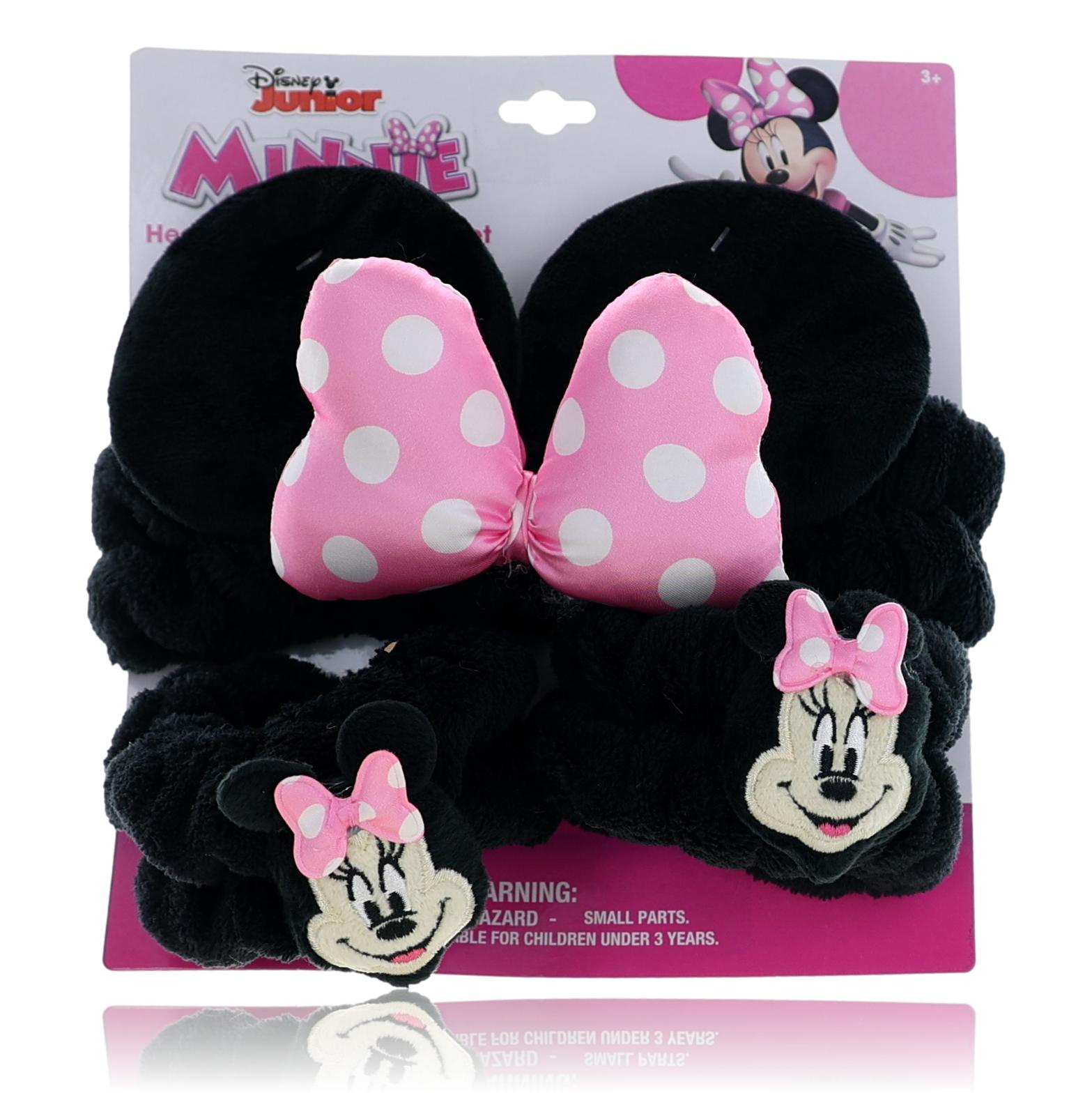 Minnie Mouse Plush Headband & Wristband Set By Disney, For Kids - Rochan Shop