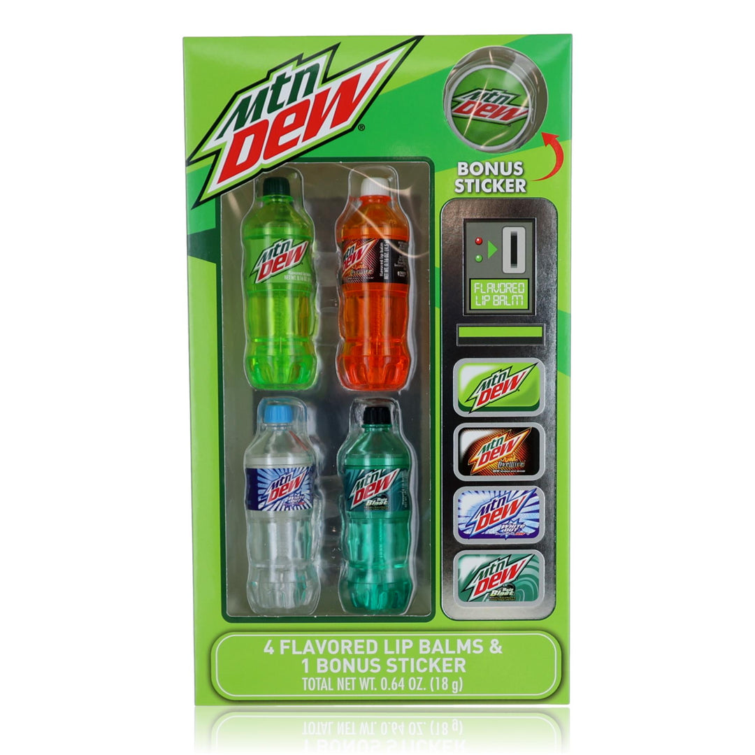 Mountain Dew Lip Balms By Mountain Dew, 4 Pack For Kids - Rochan Shop
