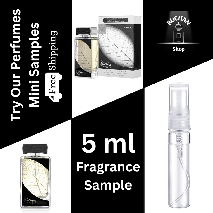 Najdia By Lattafa Eau De Parfum Spray 5 ml Sample (Unisex) - Rochan Shop