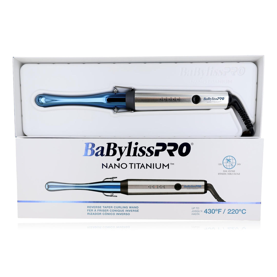 Nano Titanium Reverse Taper Curling Wand By Ba Byliss Pro - Rochan Shop