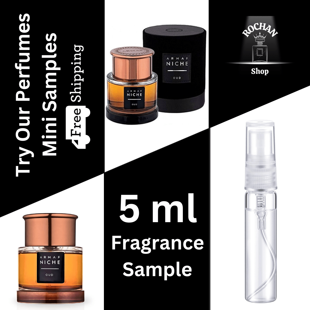 Niche Oud By Armaf Eau De Parfum Spray 5 ml Sample (Unisex) - Rochan Shop