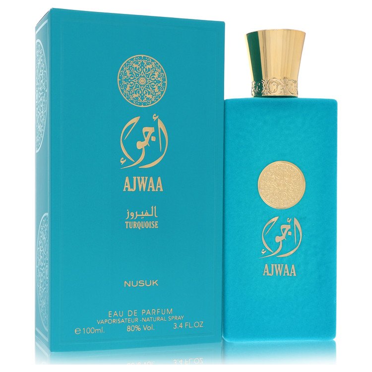 Nusuk Ajwaa Turquoise By Nusuk Eau De Parfum Spray (Unisex) 3.4 Oz (Women) - Rochan Shop