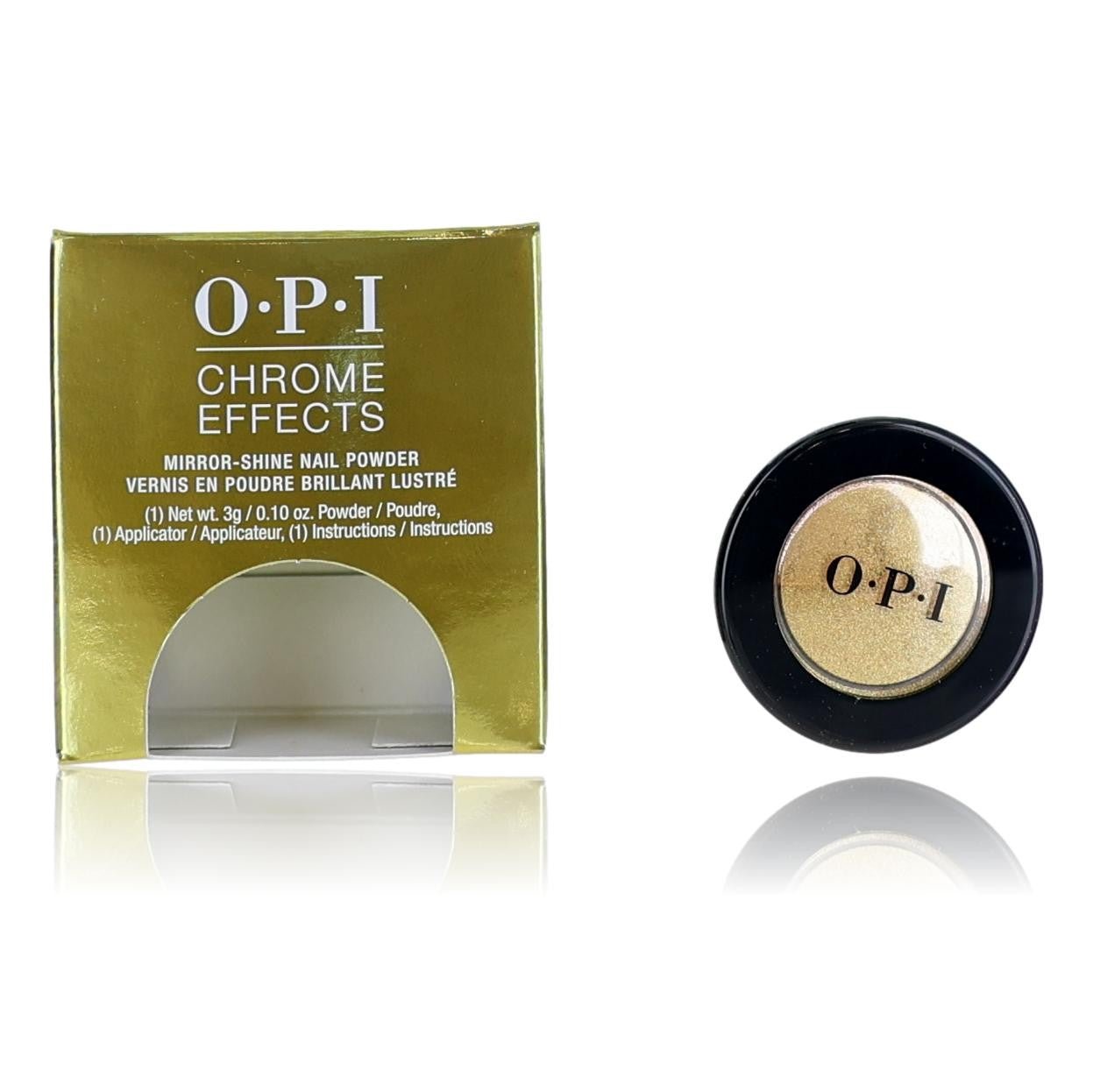 Opi Chrome Effects By Opi, 0.10 Oz Nail Powder Gold Digger - Rochan Shop