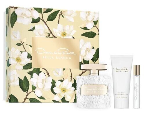 Oscar De La Renta Bella Blanca 3 Piece Gift Set 3 Piece Gift Set With 3.4 Oz Edp Women's Gift Sets - Rochan Shop