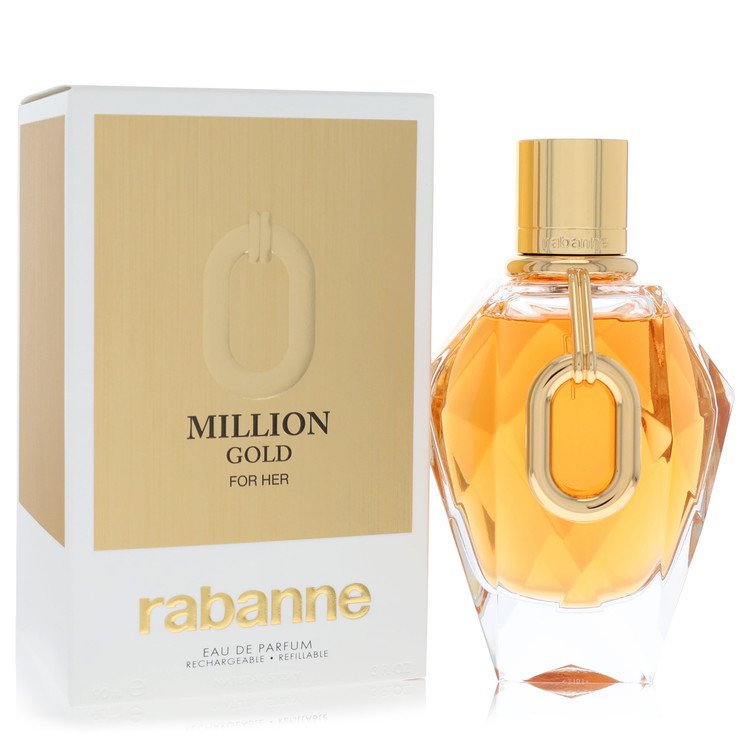 Paco Rabanne Million Gold By Paco Rabanne Eau De Parfum Refillable Spray 3 Oz (Women) - Rochan Shop