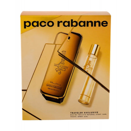 Paco Rabanne 1 Million 2 Piece Travel Gift Set Paco Rabanne Men's Gift Sets