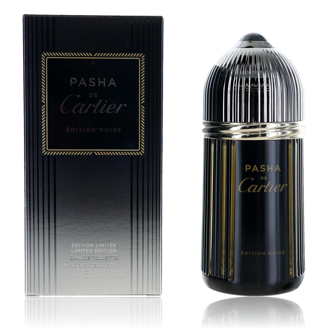 Pasha De Cartier Edition Noire By Cartier, 3.3oz Edt Spray Men Limited Edition - Rochan Shop