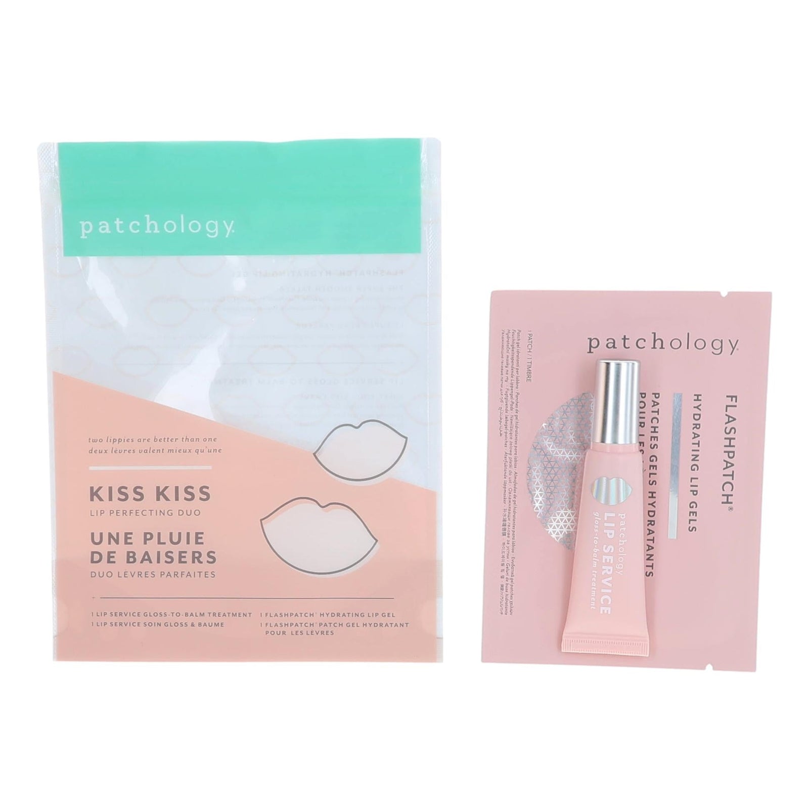 Patchology Kiss Kiss Lip Perfecting Duo By Patchology, 2 Piece Lip Set - Rochan Shop