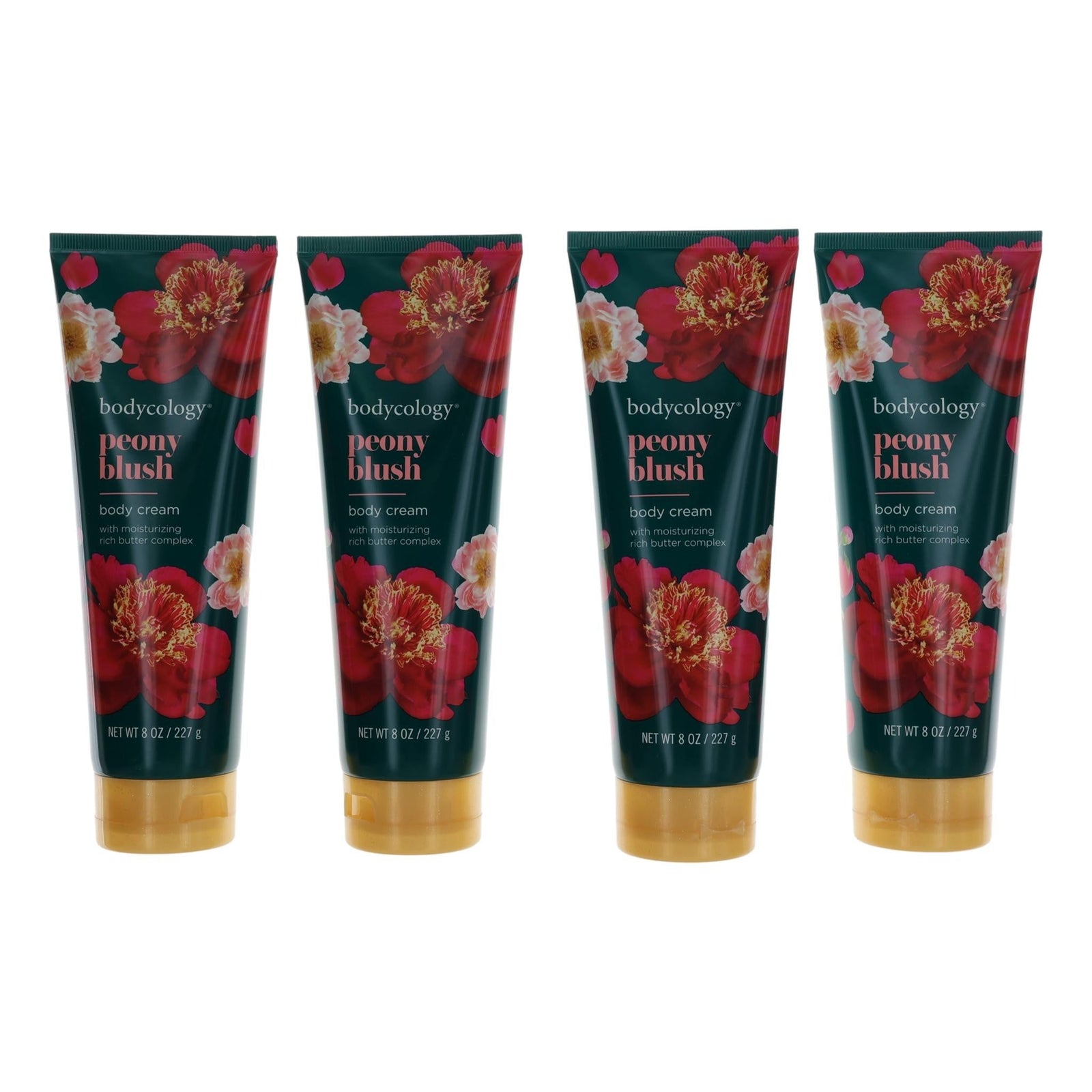Peony Blush By Bodycology, 4 Pack 8 Oz Moisturizing Body Cream Women - Rochan Shop