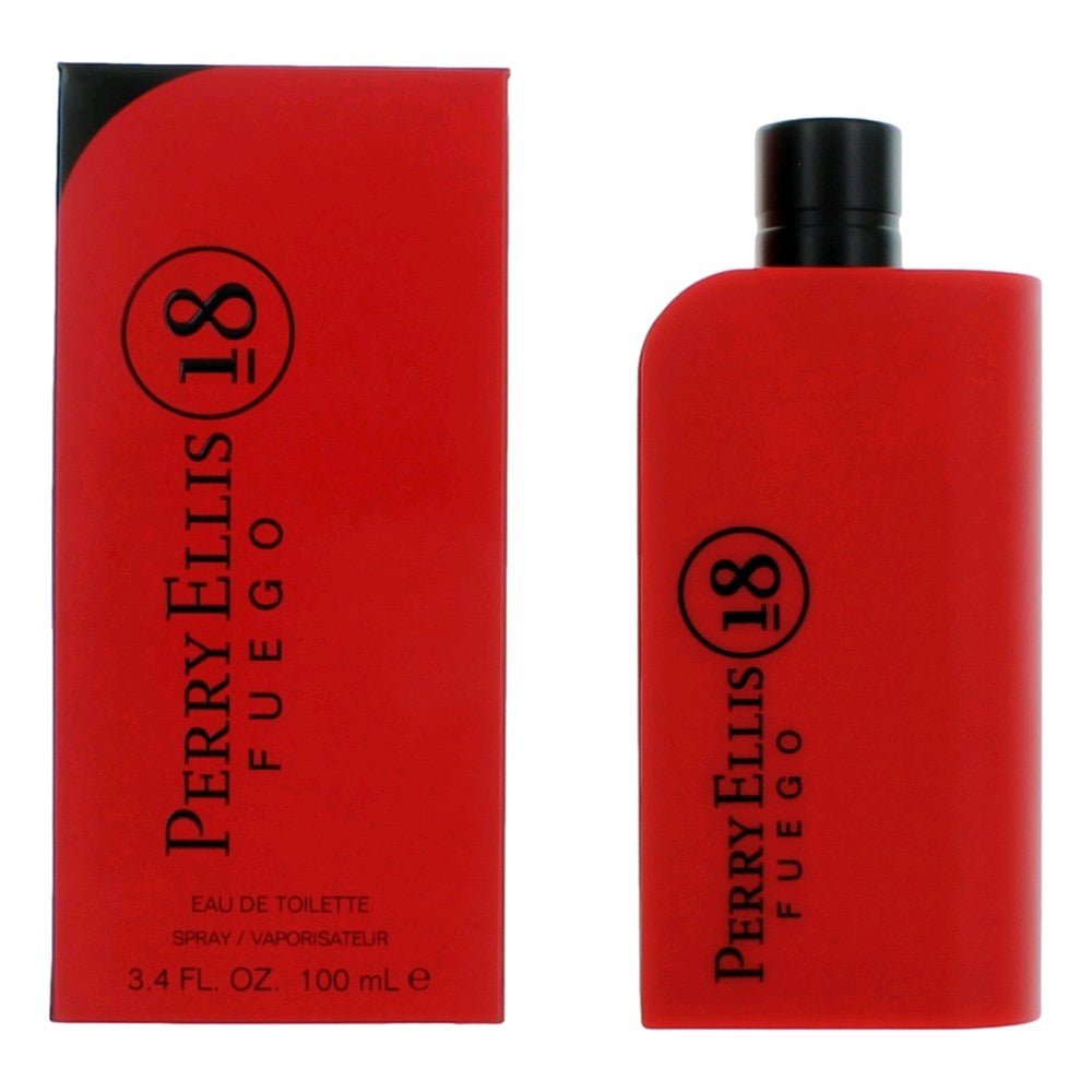 Perry Ellis 18 Fuego By Perry Ellis, 3.4 Oz Edt Spray For Men - Rochan Shop