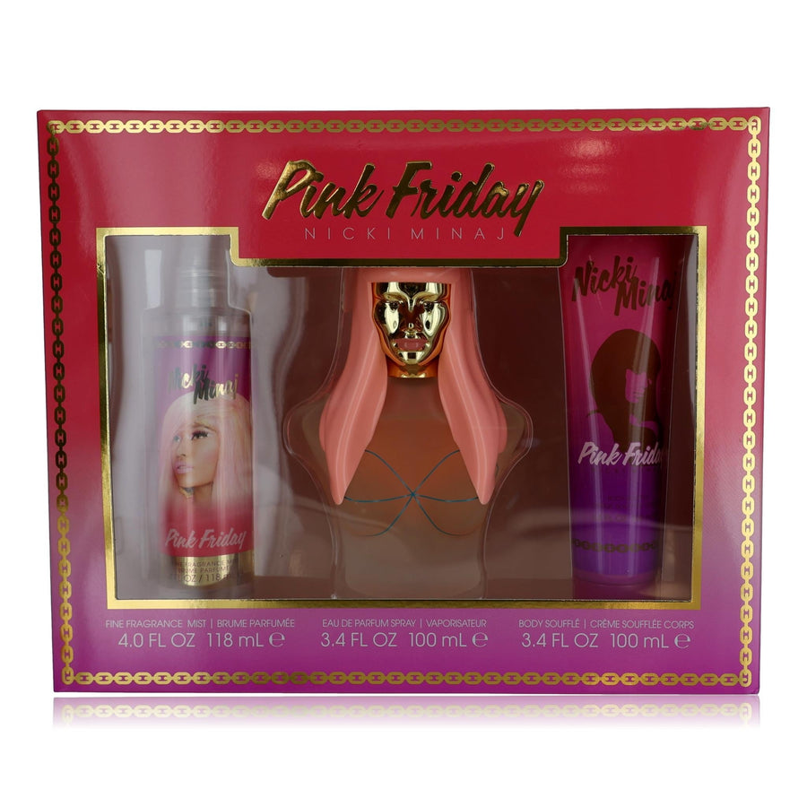 Pink Friday By Nicki Minaj, 3 Piece Gift Set For Women - Rochan Shop