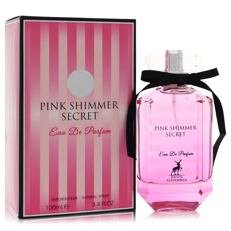 Pink Shimmer Secret Eau De Parfum Spray By Maison Alhambra (Women) - Rochan Shop