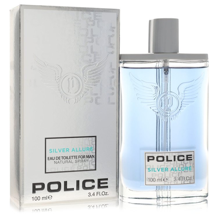 Police Contemporary Silver Allure By Police Colognes Eau De Toilette Spray 3.4 Oz (Men) - Rochan Shop
