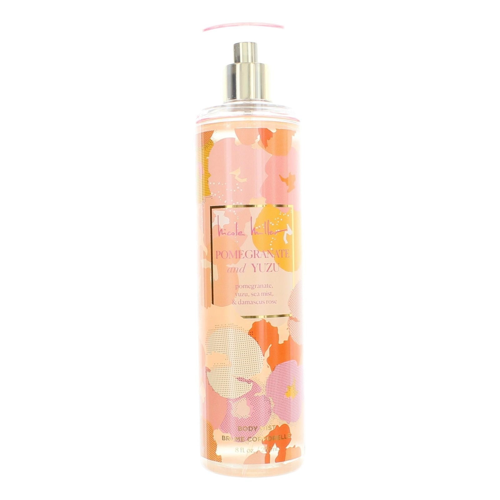 Pomegranate And Yuzu By Nicole Miller, 8 Oz Body Mist For Women - Rochan Shop