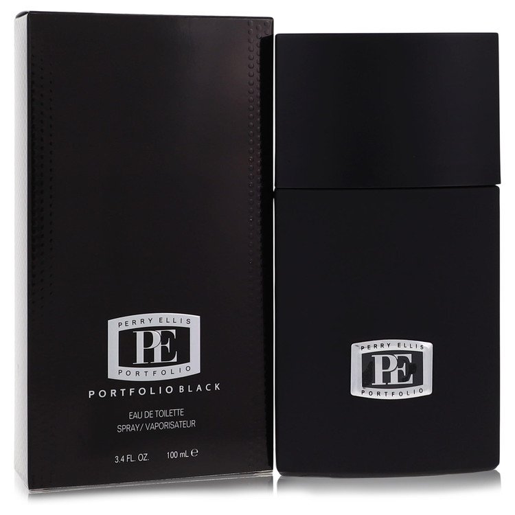 Portfolio Black By Perry Ellis Eau De Toilette Spray 3.4 Oz (Men) - Rochan Shop