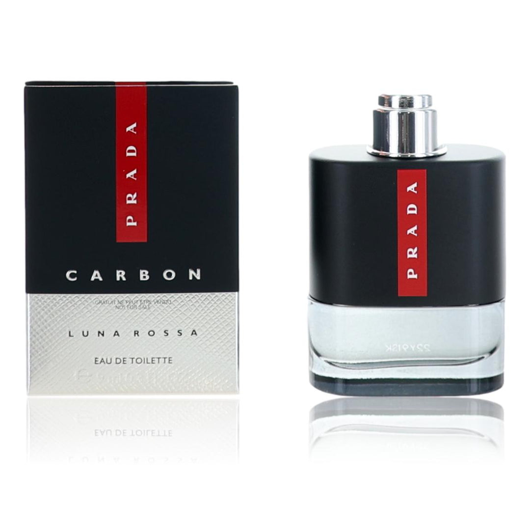 Prada Luna Rossa Carbon By Prada, 0.3 Oz Edt Spray For Men - Rochan Shop