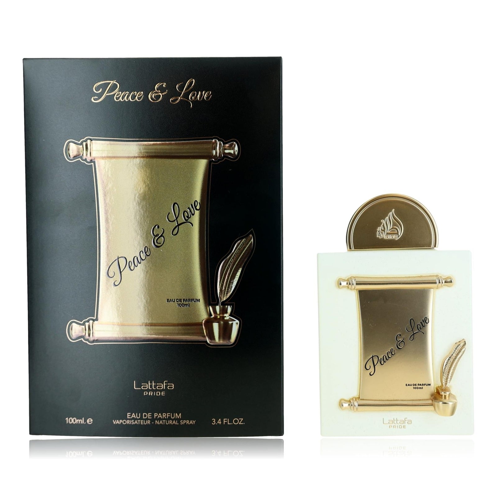 Pride Peace & Love By Lattafa, 3.4 Oz Edp Spray For Unisex - Rochan Shop