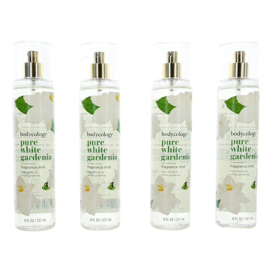 Pure White Gardenia By Bodycology, 4 Pack 8 Oz Fragrance Mist Women - Rochan Shop