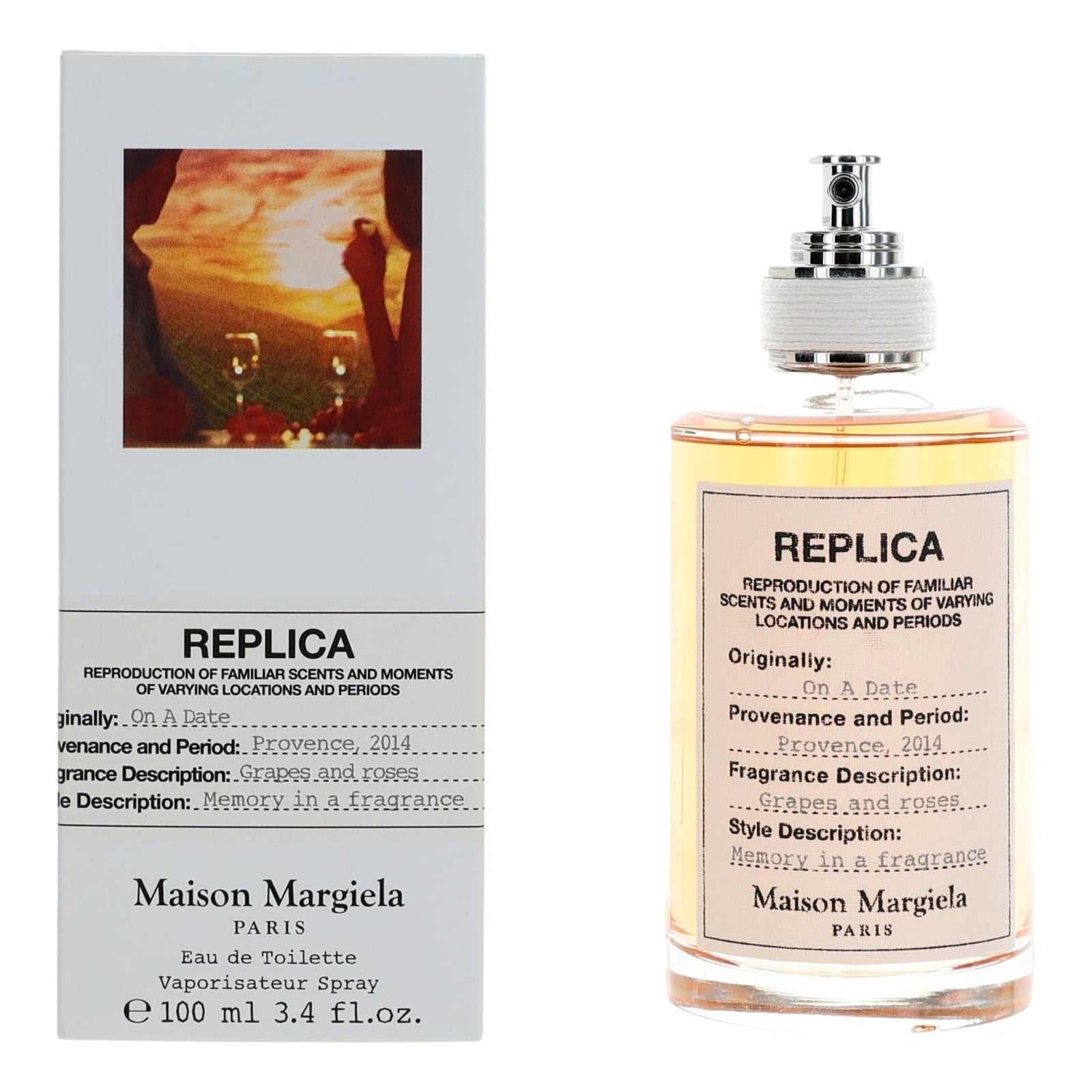 Replica On A Date By Maison Margiela, 3.4 Oz Edt Spray For Unisex - Rochan Shop