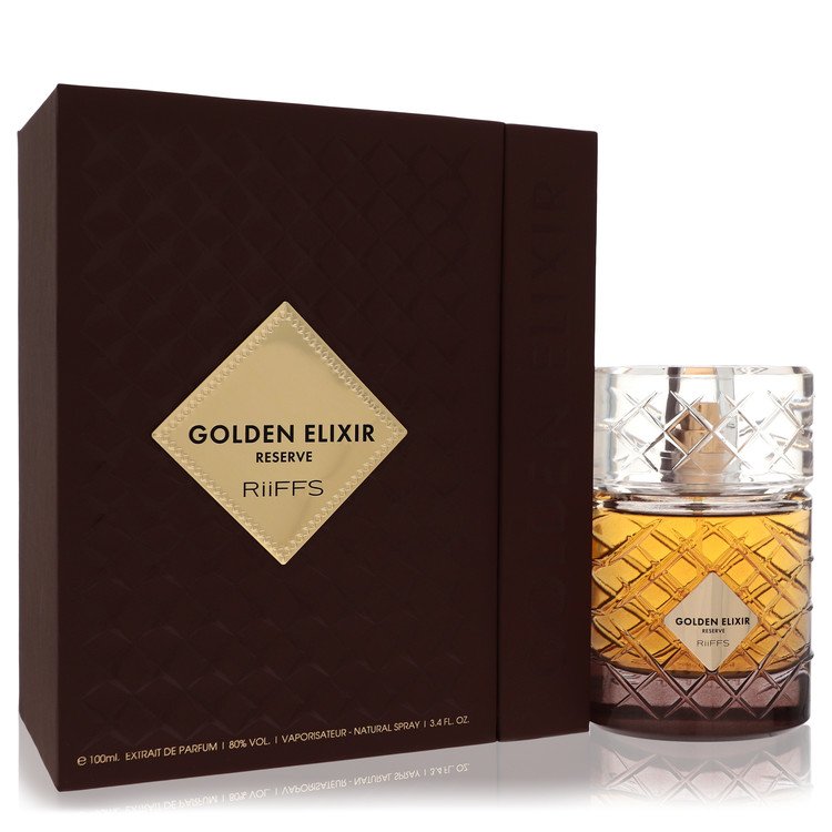Riiffs Golden Elixir Reserve By Riiffs Extrait De Parfum Spray (Unisex) 3.4 Oz (Men) - Rochan Shop