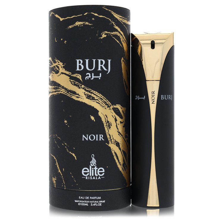 Risala Elite Burj Noir By Risala Eau De Parfum Spray 3.4 Oz (Men) - Rochan Shop