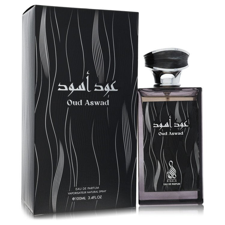 Risala Oud Aswad By Risala Eau De Parfum Spray 3.4 Oz (Men) - Rochan Shop