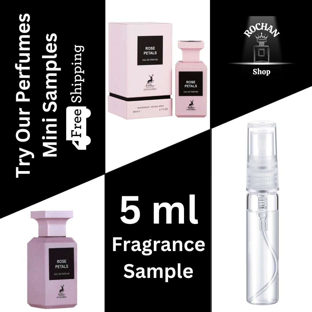 Rose Petals by Maison Alhambra Eau De Parfum Spray 5 ml Sample (Unisex) - Rochan Shop