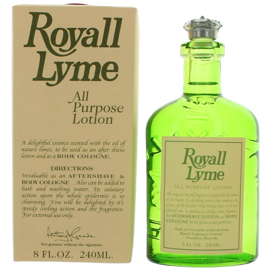 Royall Lyme By Royall Fragrances, 8 Oz All Purpose Lotion For Men - Rochan Shop