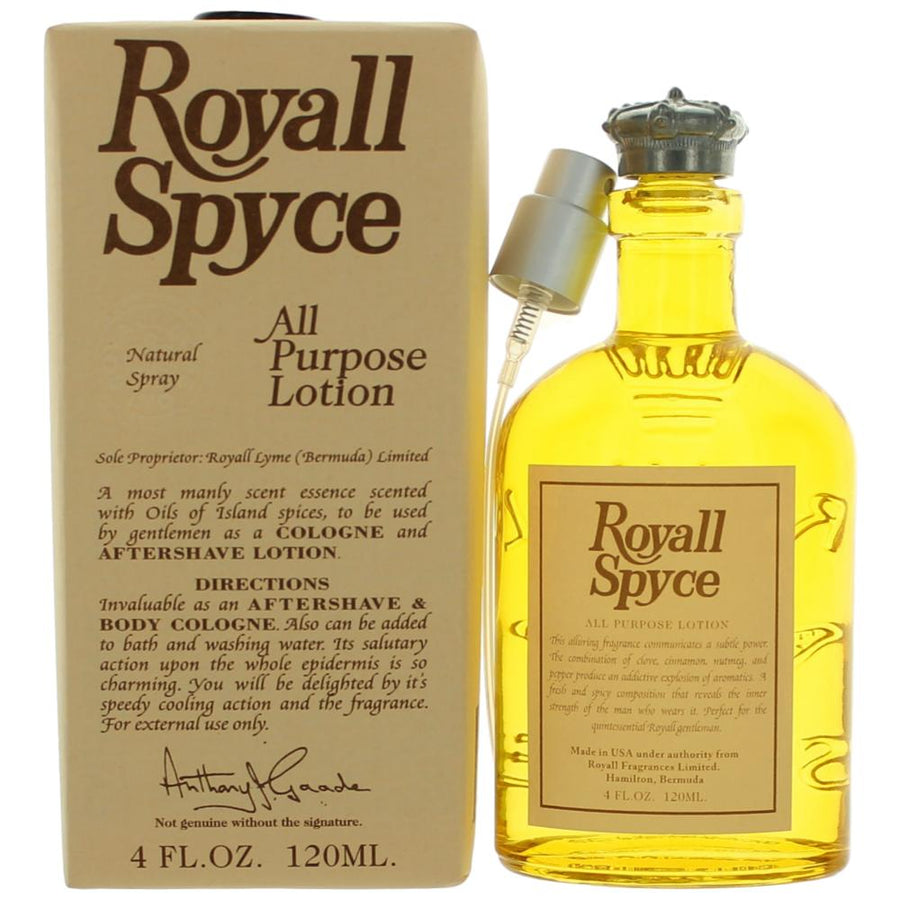 Royall Spyce By Royall Fragrances, 4 Oz All Purpose Lotion Spray Men - Rochan Shop