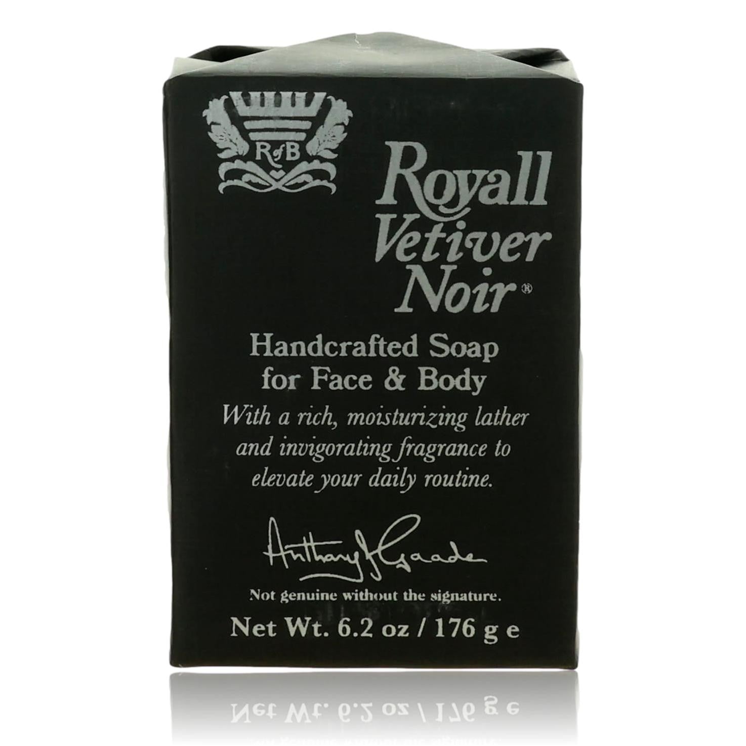 Royall Vetiver Noir By Royall Fragrances, 6.2 Oz Bar Soap For Men - Rochan Shop