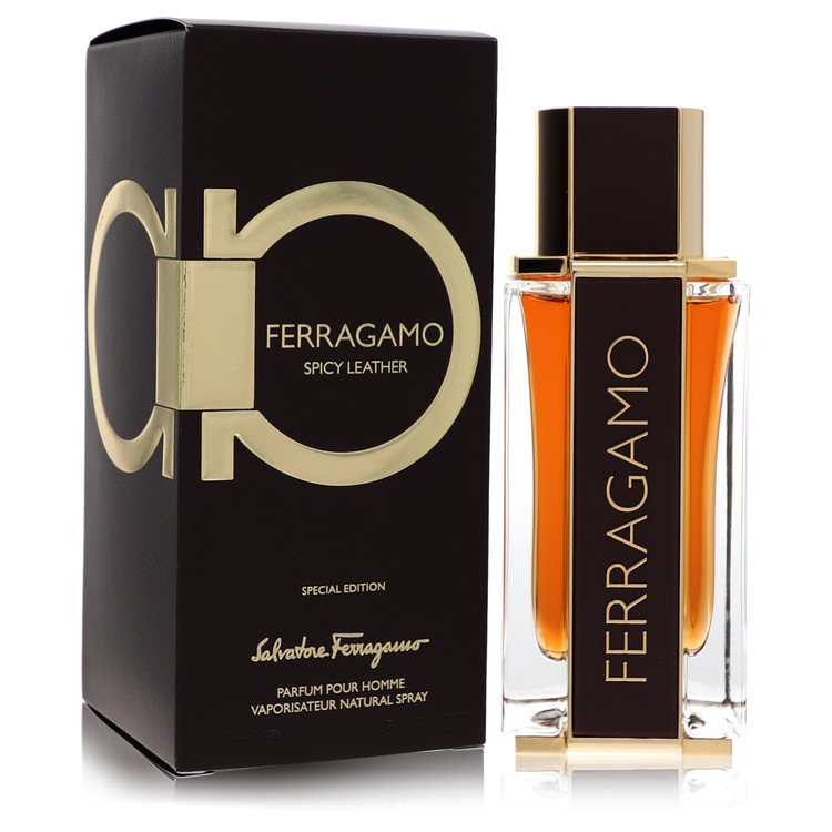Salvatore Ferragamo Spicy Leather Eau De Parfum Spray By Salvatore Ferragamo (Men) - Rochan Shop