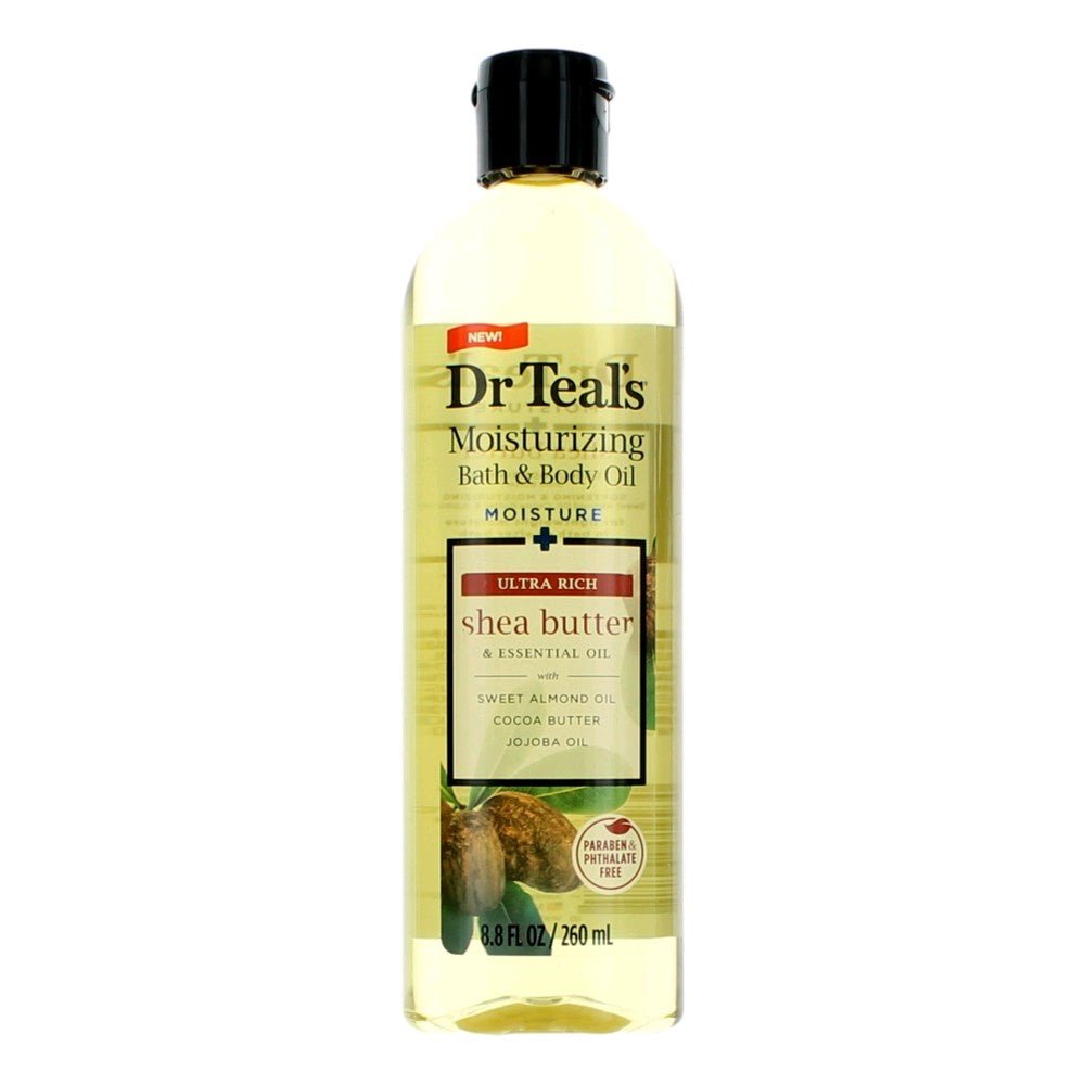 Shea Butter & Essential Oil By Dr. Teal's, 8.8oz Moisturizing Bath & Body Oil - Rochan Shop
