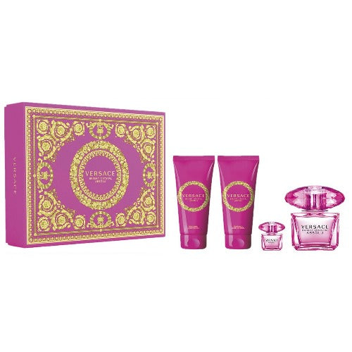 Versace Bright Crystal Absolu 4 Piece Gift Set Versace Women's Gift Sets - Rochan Shop