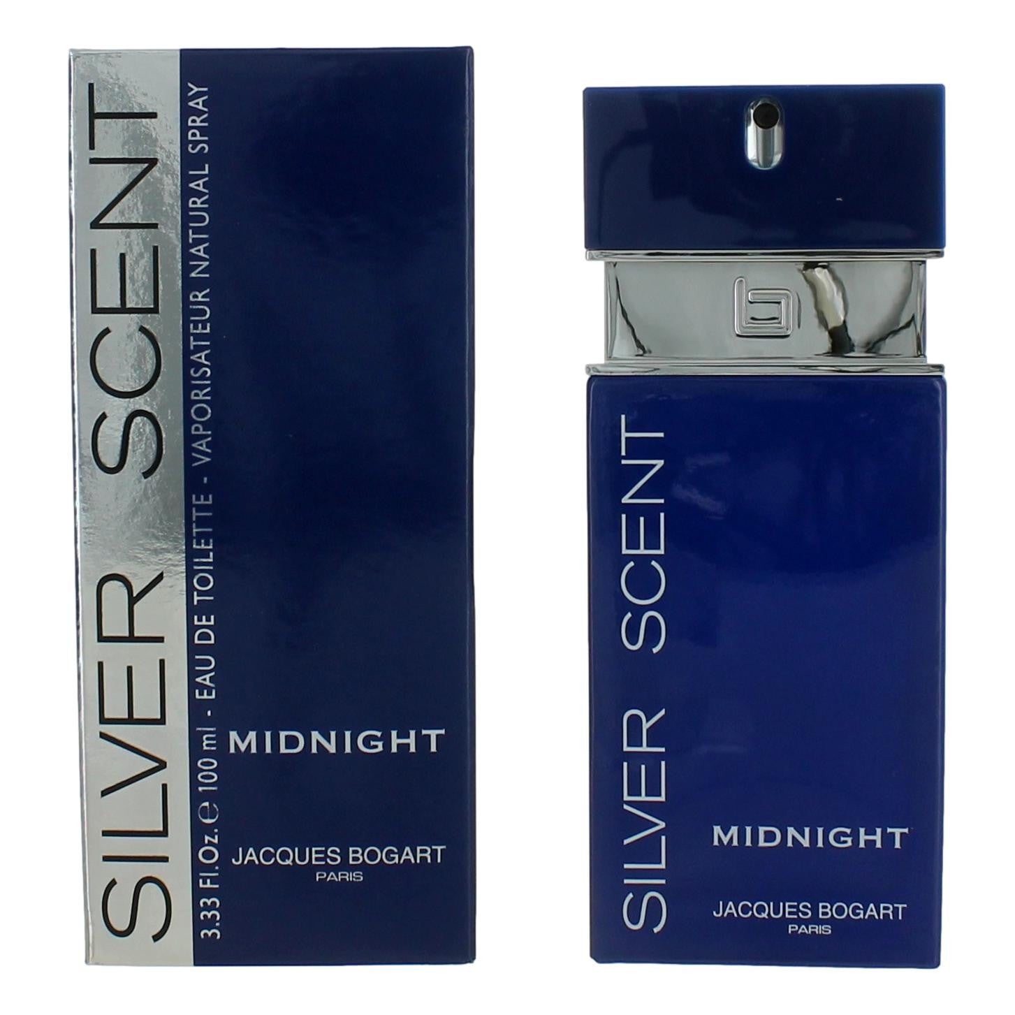 Silver Scent Midnight By Jacques Bogart, 3.33 Oz Edt For Men - Rochan Shop