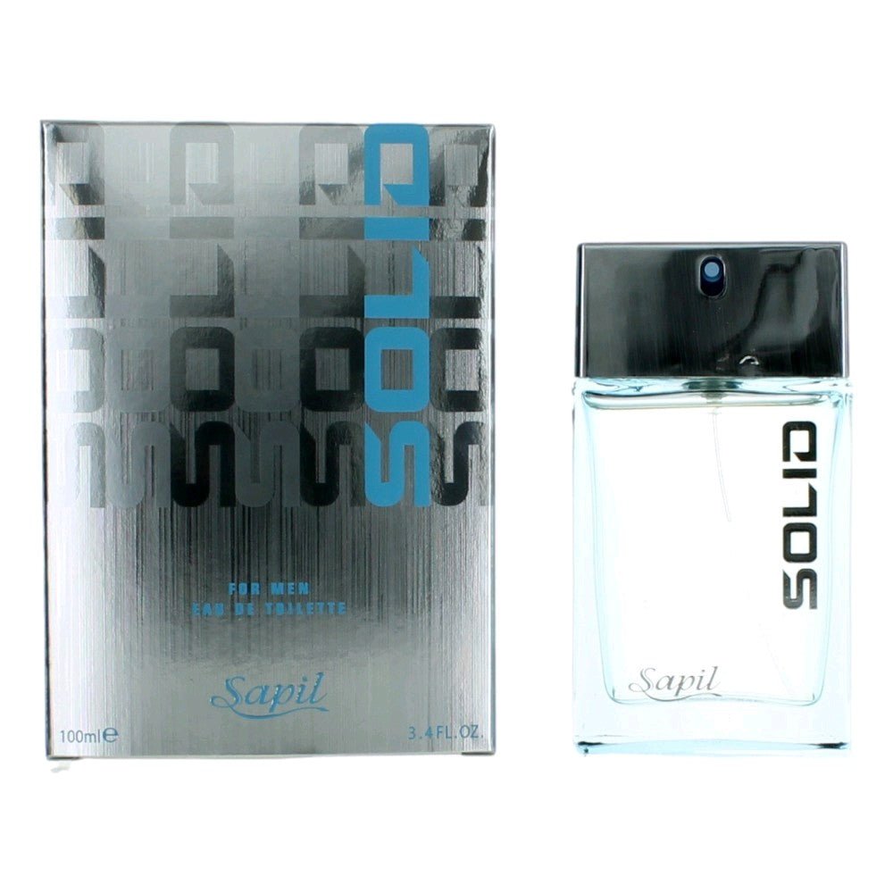 Solid By Sapil, 3.4 Oz Edt Spray For Men - Rochan Shop