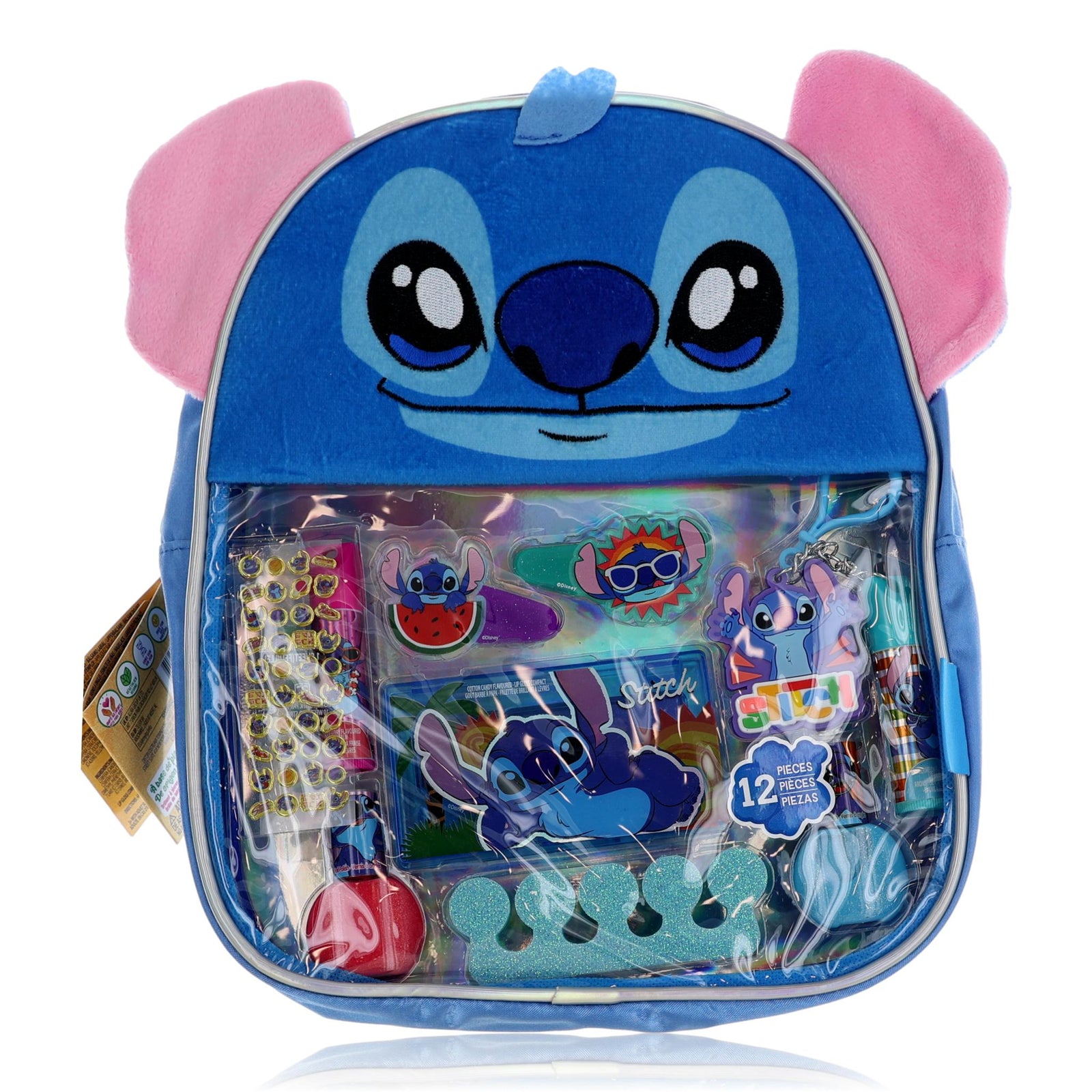 Stitch By Disney, 12 Piece Cosmetic Set With Bag For Kids - Rochan Shop