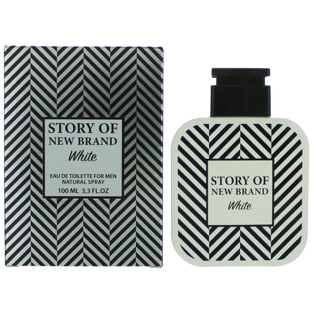 Story Of New Brand White By New Brand, 3.3 Oz Edt Spray For Men - Rochan Shop