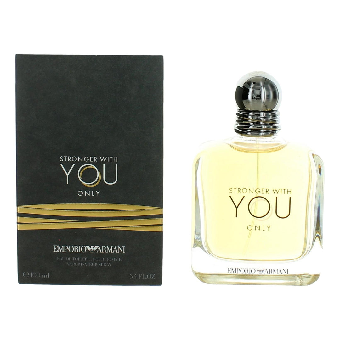 Stronger With You Only By Emporio Armani, 3.4 Oz Edt Spray For Men - Rochan Shop