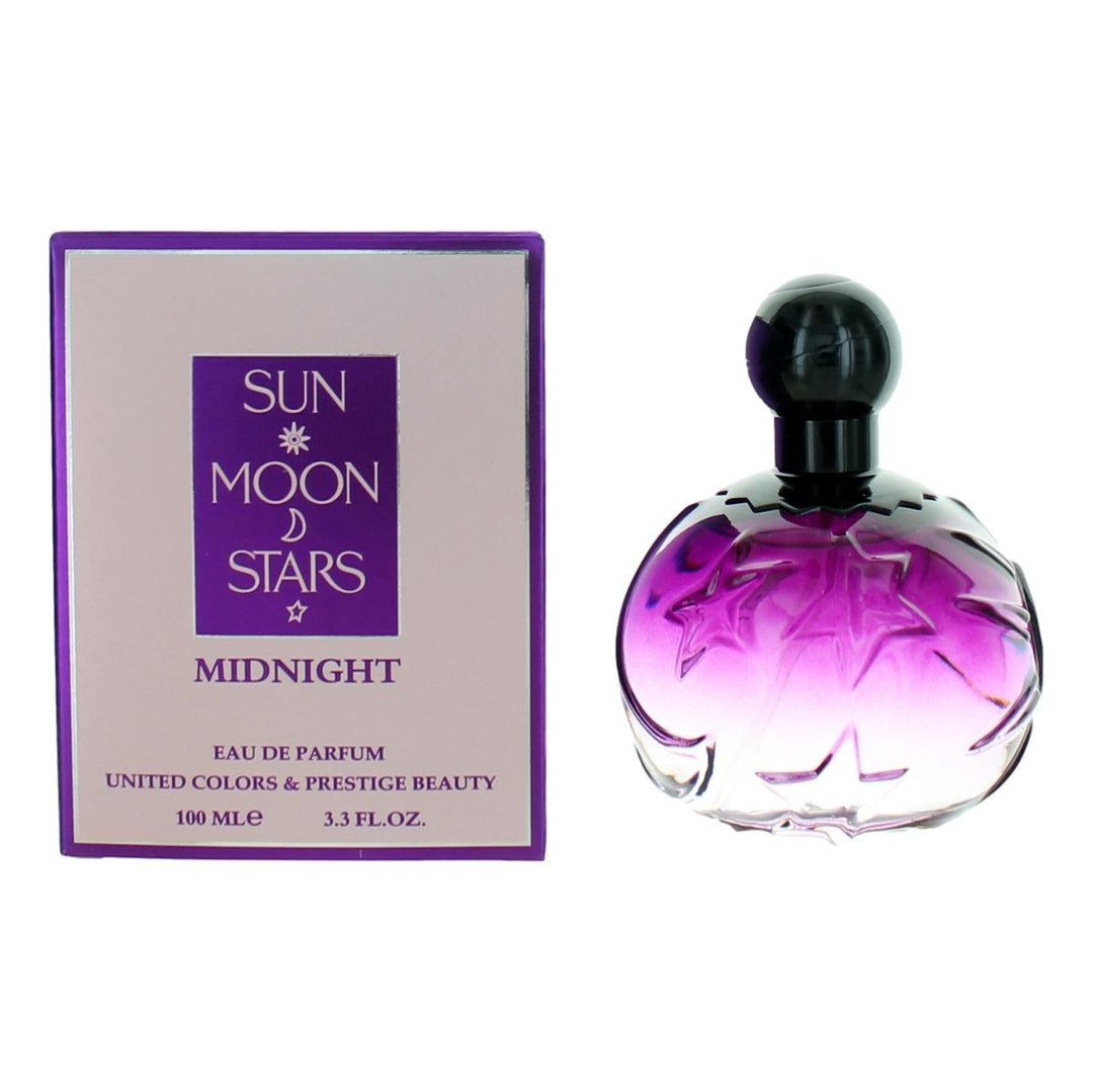 Sun Moon Stars Midnight By United Colors, 3.4 Oz Edp Spray For Women - Rochan Shop