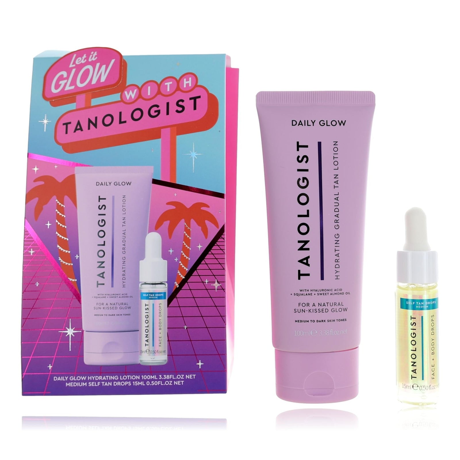 Tanologist Let It Glow By Tanologist, 2 Piece Gift Set - Rochan Shop