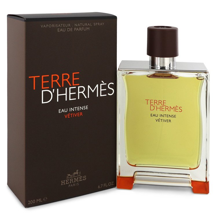Terre D'hermes Eau Intense Vetiver By Hermes Eau De Parfum Spray 6.8 Oz (Men) - Rochan Shop