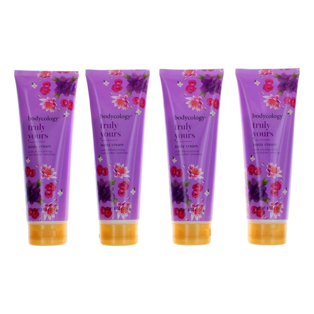 Truly Yours By Bodycology, 4 Pack 8 Oz Moisturizing Body Cream Women - Rochan Shop