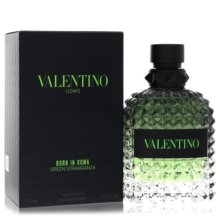 Valentino Uomo Born In Roma Green Stravaganza By Valentino Eau De Toilette Spray 3.4 Oz (Men) - Rochan Shop