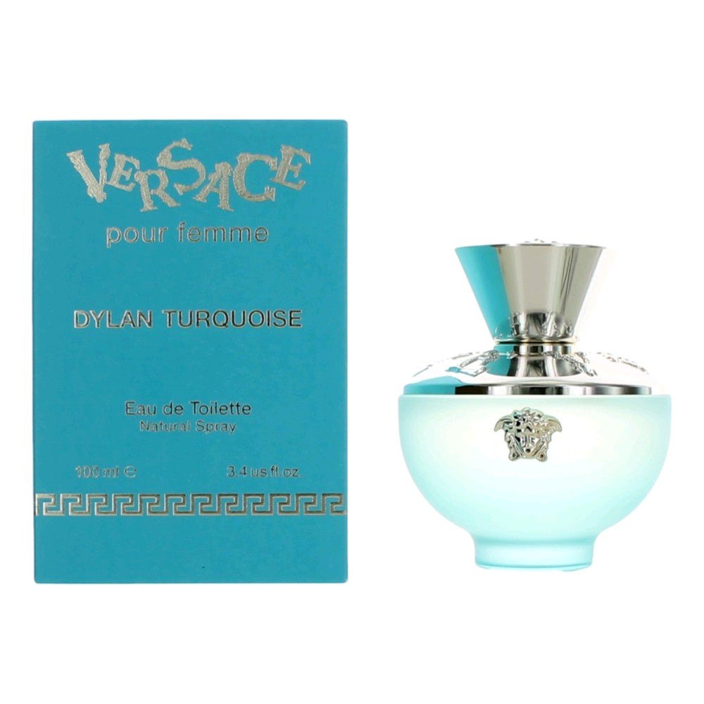 Versace Dylan Turquoise By Versace, 3.4 Oz Edt Spray For Women - Rochan Shop