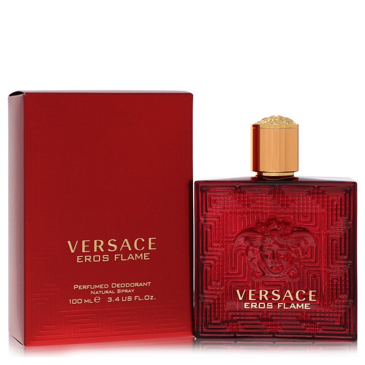 Versace Eros Flame By Versace Deodorant Spray 3.4 Oz (Men) - Rochan Shop