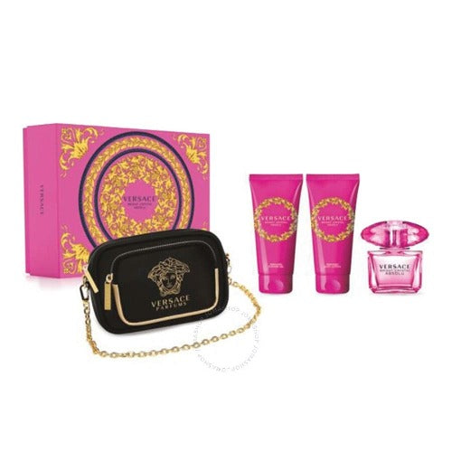 Versace Bright Crystal Absolu 4 Piece Gift Set Versace Women's Gift Sets - Rochan Shop