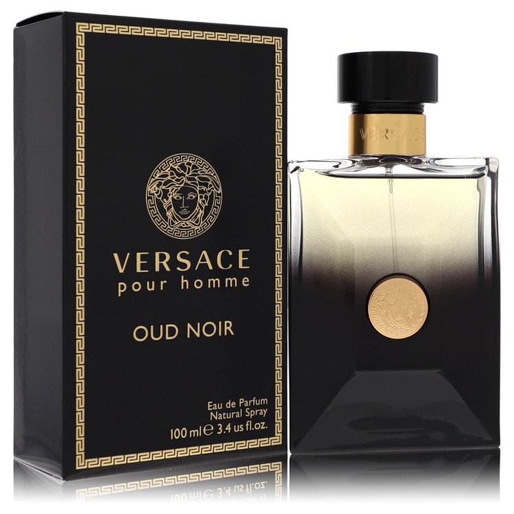 Versace Pour Homme Oud Noir By Versace Eau De Parfum Spray 3.4 Oz (Men) - Rochan Shop
