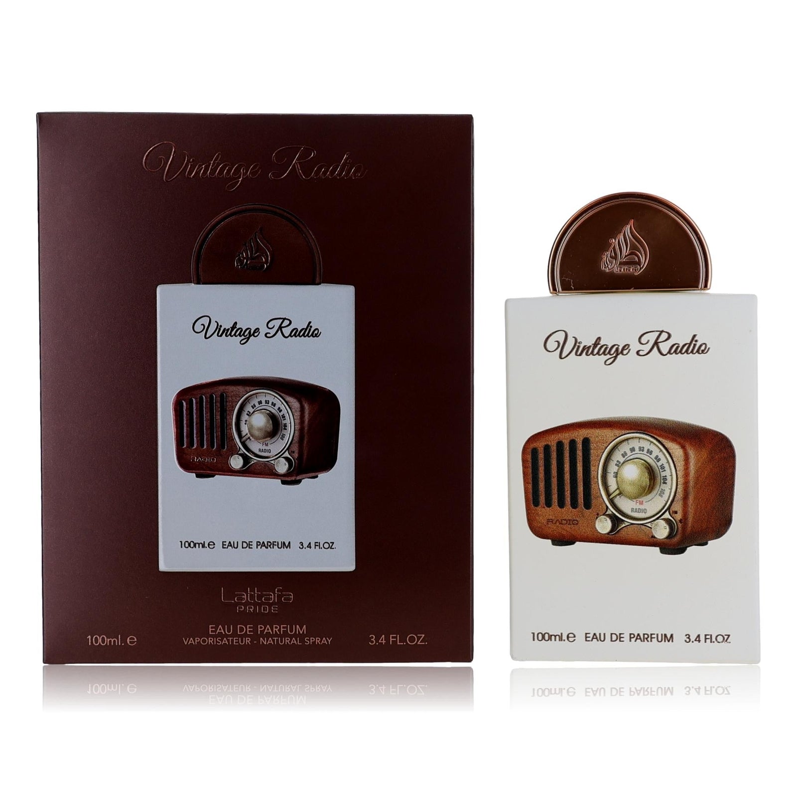Vintage Radio By Lattafa, 3.4 Oz Edp Spray For Unisex - Rochan Shop