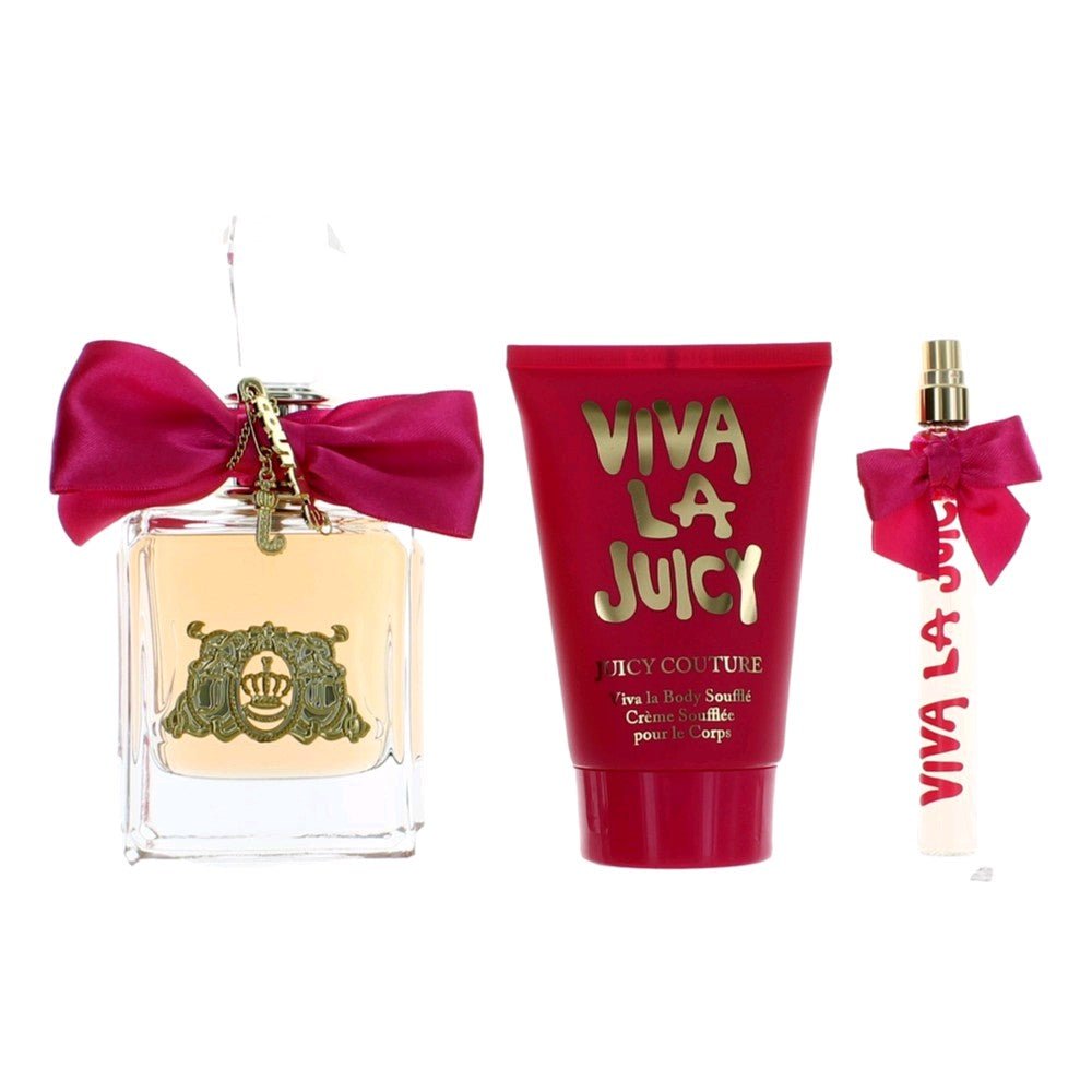 Viva La Juicy By Juicy Couture, 3 Piece Gift Set For Women - Rochan Shop